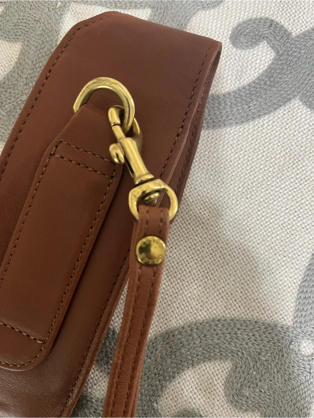 Vintage Coach Cell Phone Glasses Wristlet Case
